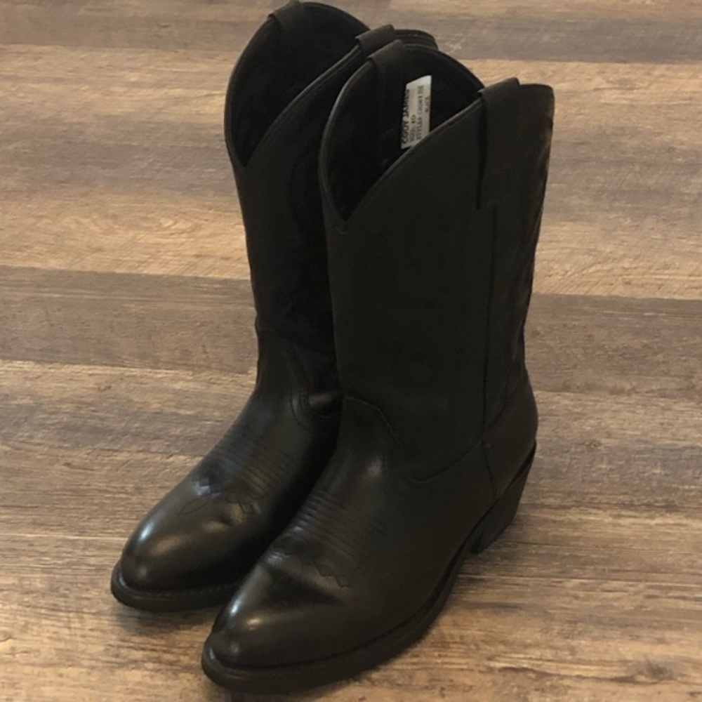 CODY JAMES Mens CLASSIC BLACK SZ 9.5 D COWBOY Western Boots LEATHER CJ4240R GUC